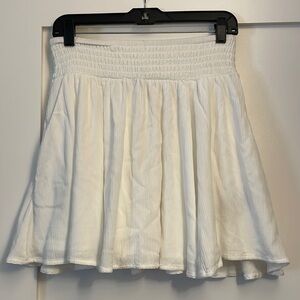 White skirt